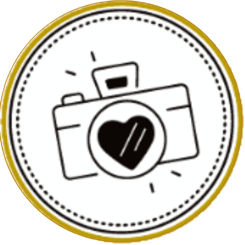 Fotobox Icon – steht für die Fotofunktion im Videofon, mit der Hochzeitsgäste spontane und lustige Fotos aufnehmen können
